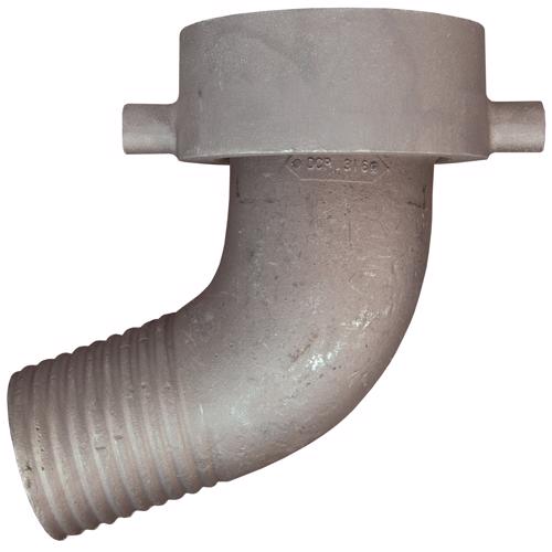 Railroad Tank Car Connection x Hose Shank Elbow